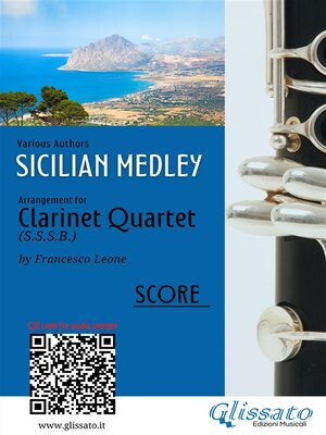 cover image of Clarinet Quartet score--"Sicilian Medley"